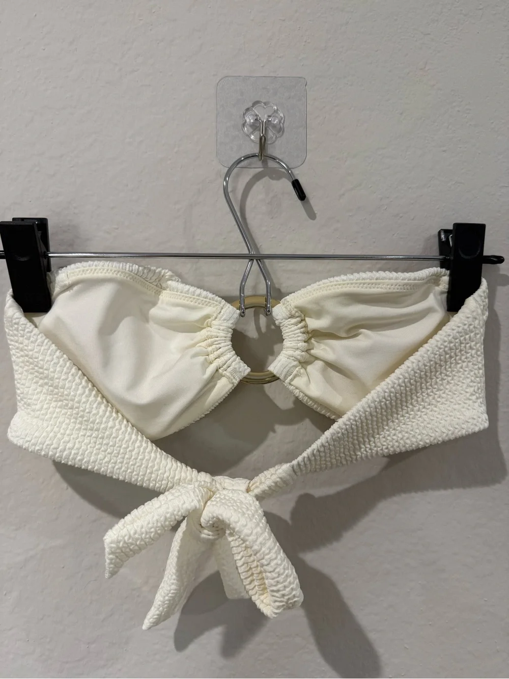 Monday Swimwear COSTA RICA Bikini Set - IVORY CRINKLE